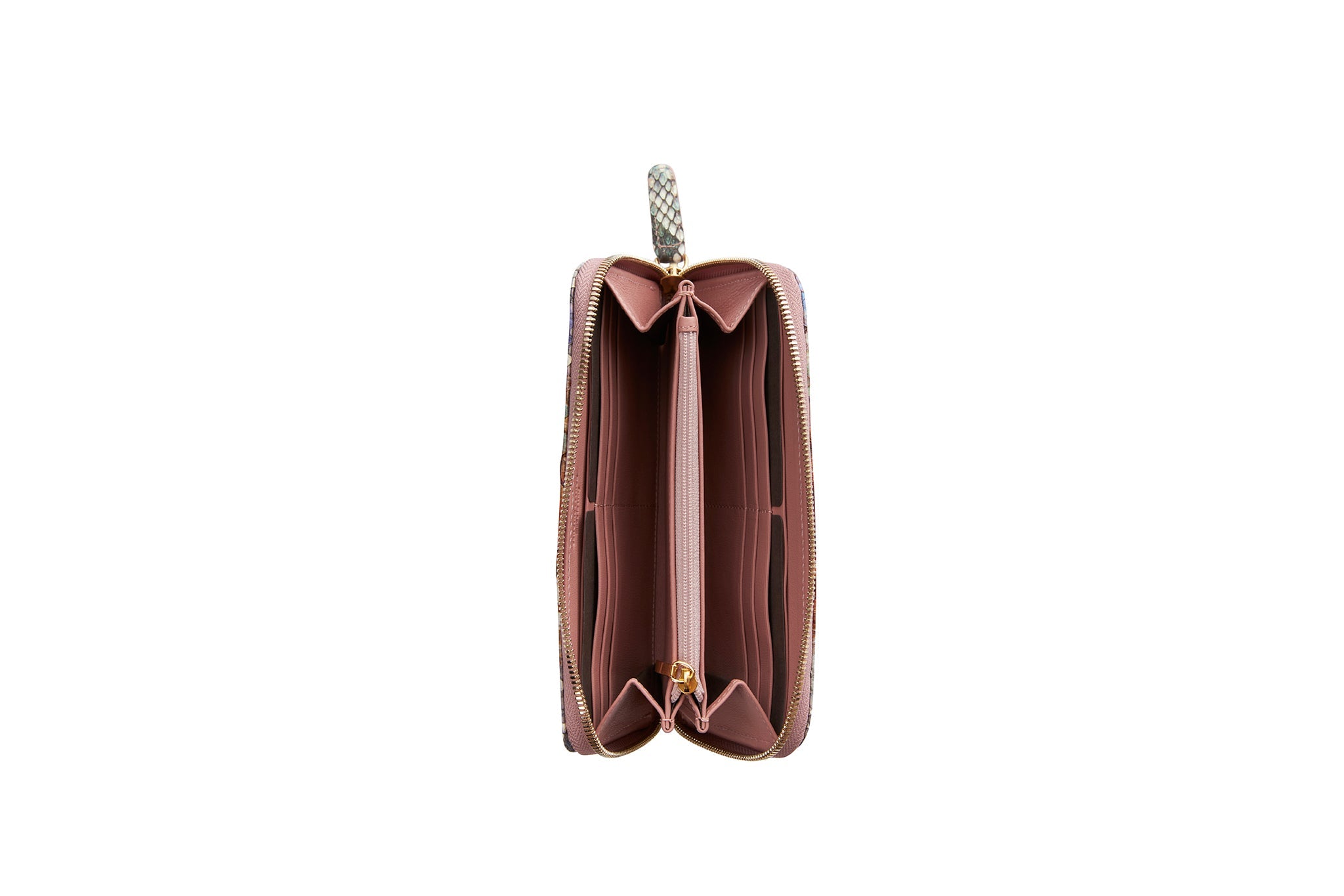Iridescent Python Zip Wallet