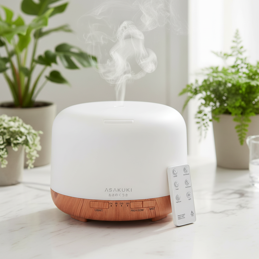 ASAKUKI Essential Oil Diffuser with Remote Control