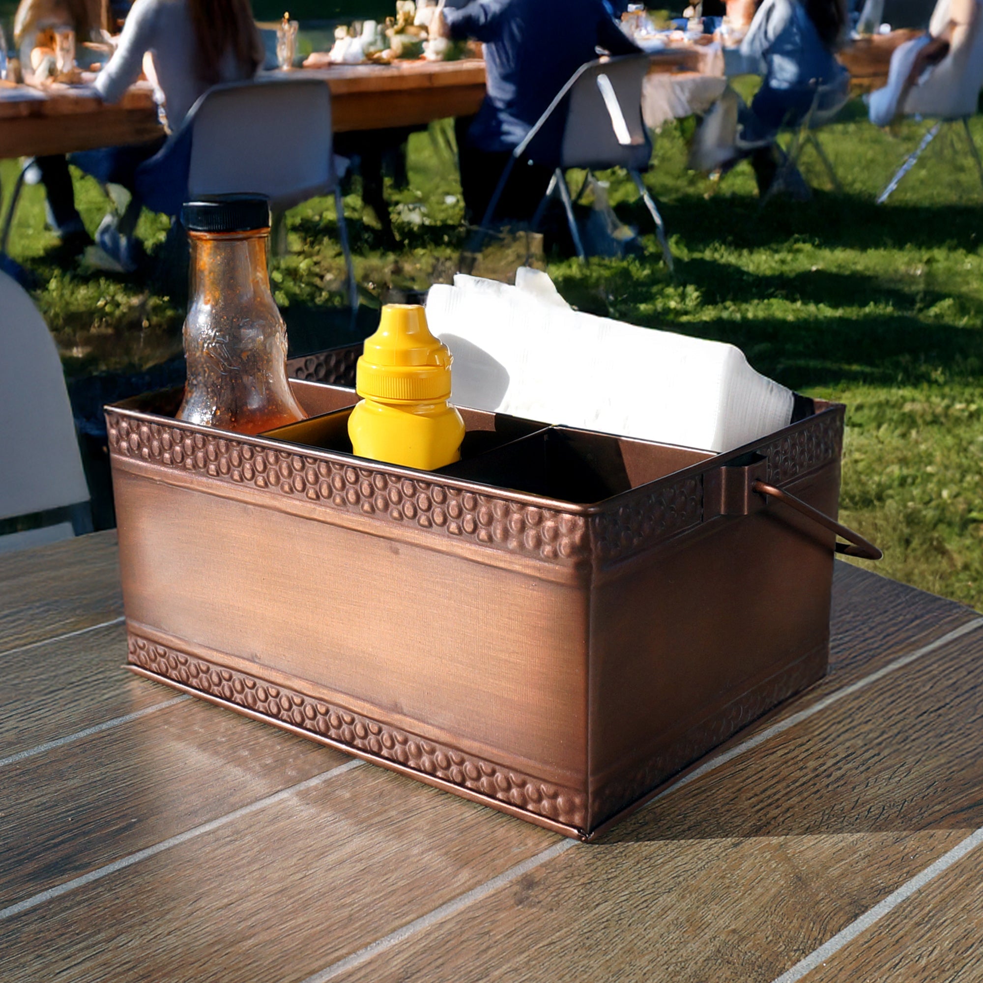 The Pub Condiment Napkin Caddies Copper - Set of 2 | BREKX