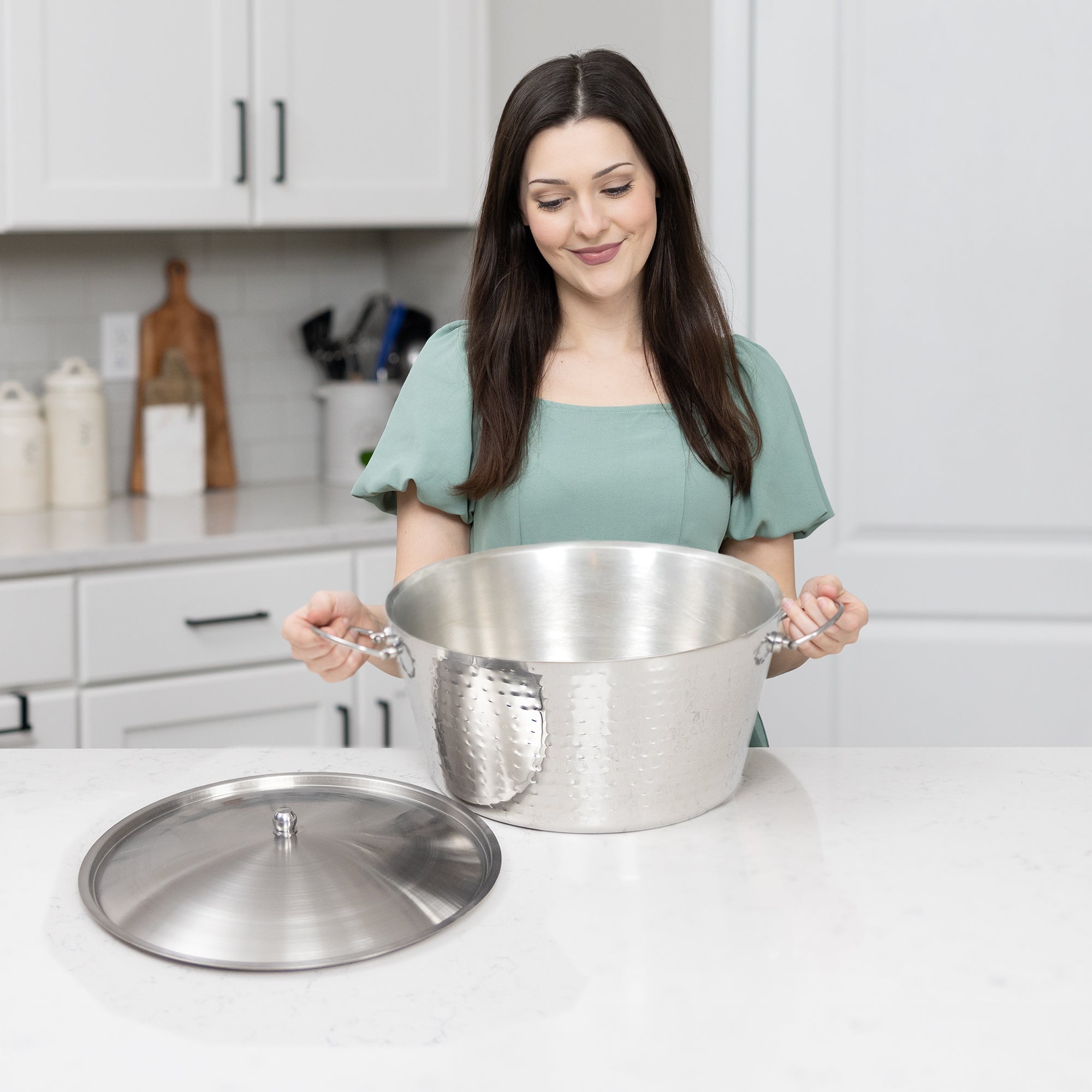 Anchored Large 3 Gallon Ice Bucket with Lid for Parties - Insulated Stainless Steel | BREKX