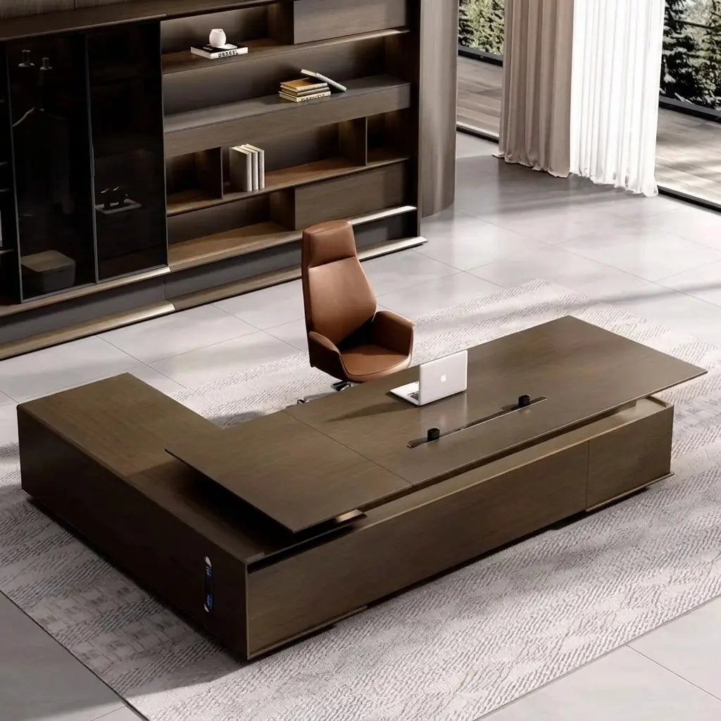 Hiley · Modern L-Shaped Executive Desk