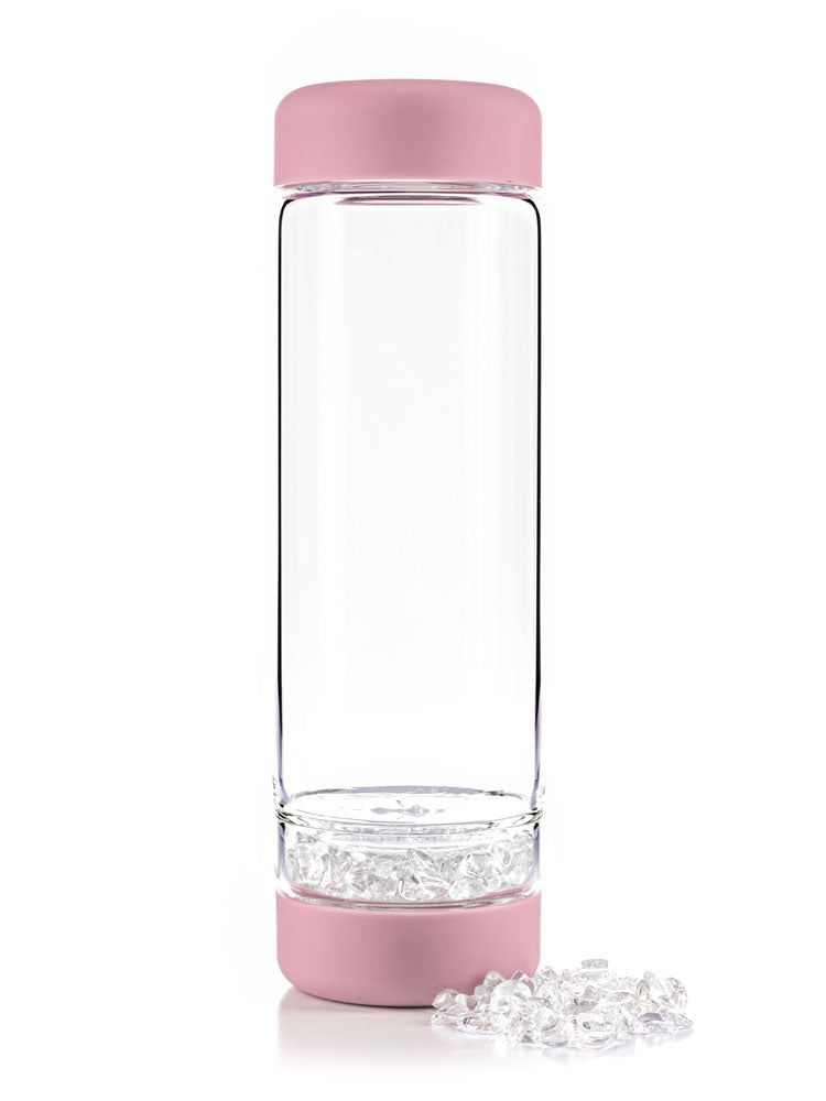 inu! CRYSTAL | The Original DIY Crystal Water Bottle with Clear Quartz