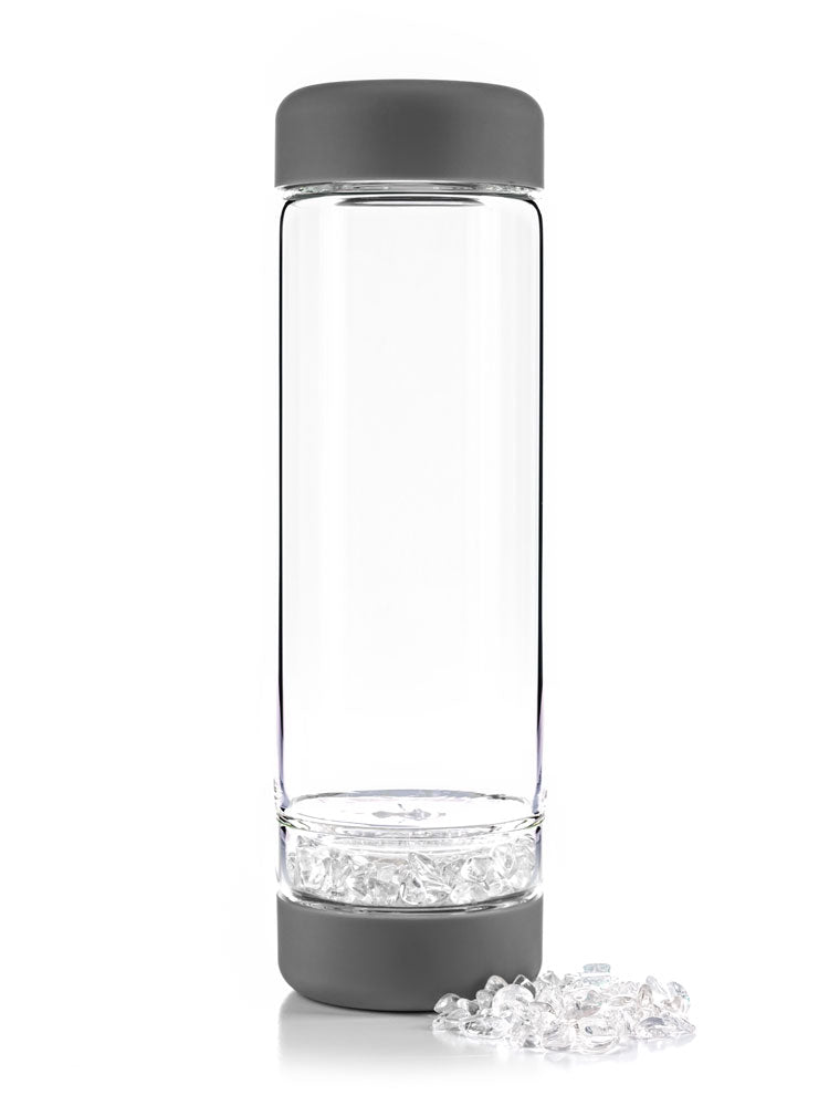 inu! CRYSTAL | The Original DIY Crystal Water Bottle with Clear Quartz