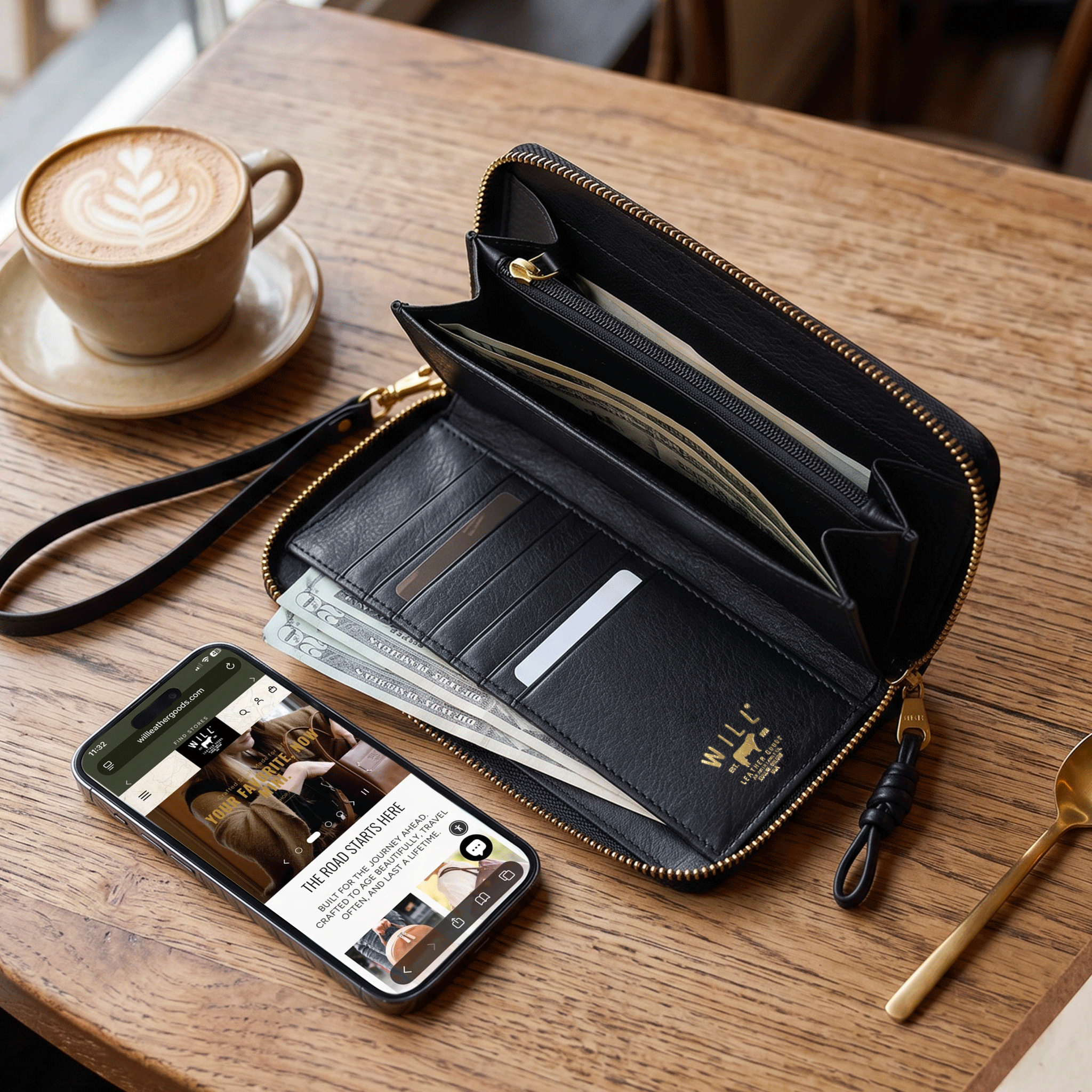 ITALIAN WRISTLET PHONE WALLET - Overture Gifts