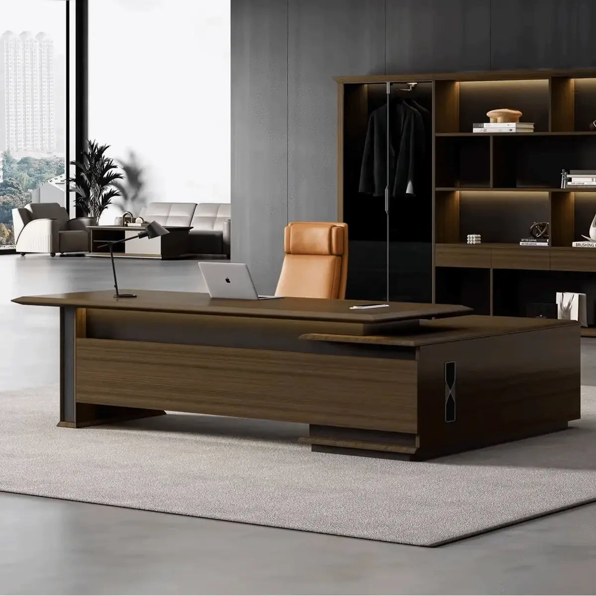 Milner · Modern L-Shaped Executive Desk