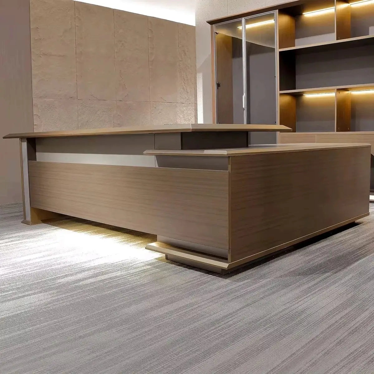Milner · Modern L-Shaped Executive Desk