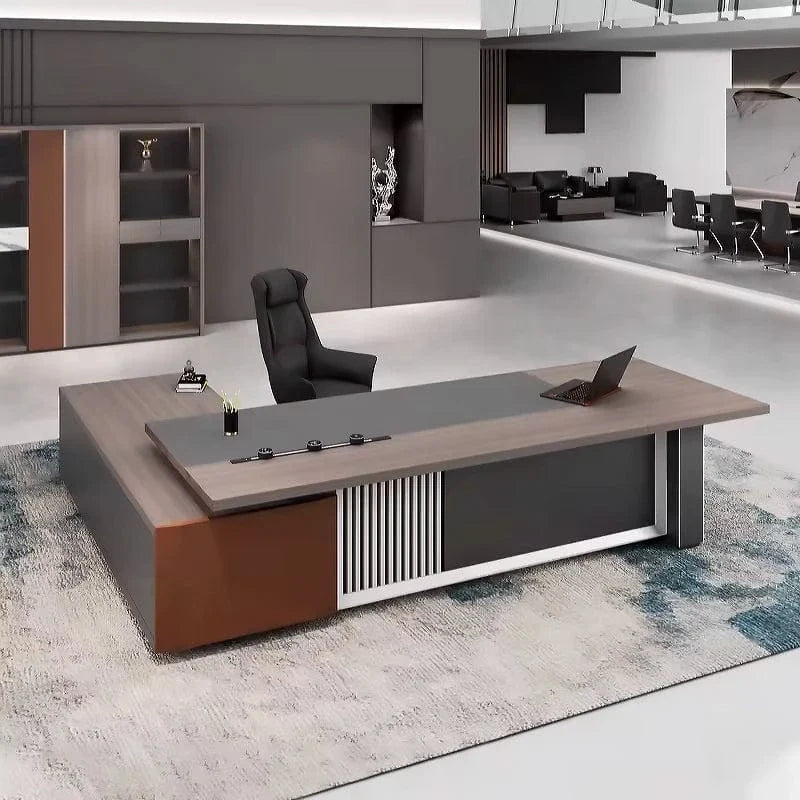 Gidley · Modern L-Shaped Executive Desk