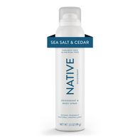 Native Sea Salt & Cedar Deodorant & Body Spray️