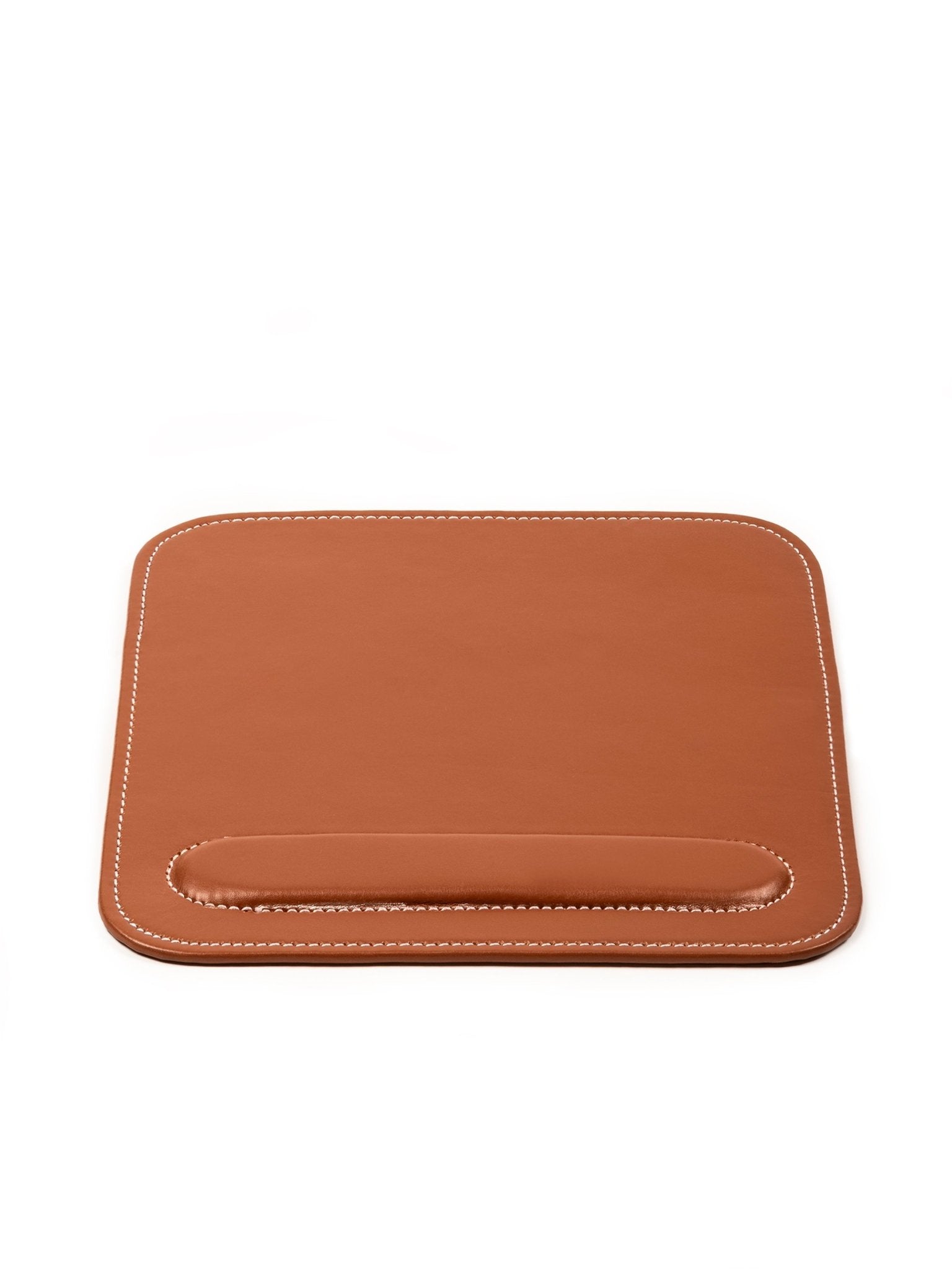 Leather Mouse Pad with Wrist Rest (set of 2) - Overture Gifts