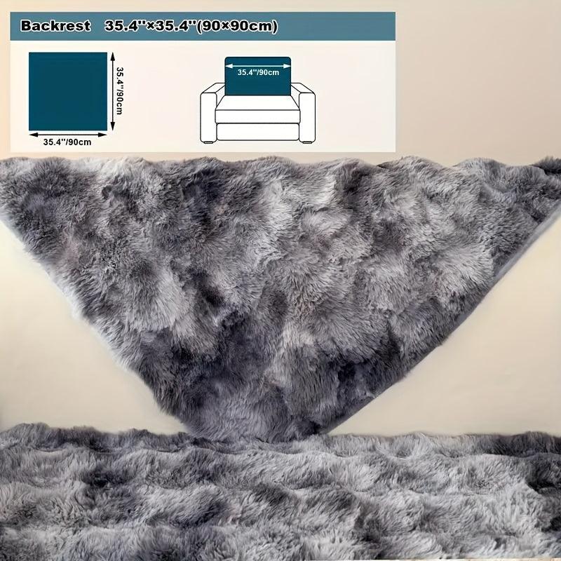 Luxurious Gradient Velvet Sofa Cover - Overture Gifts