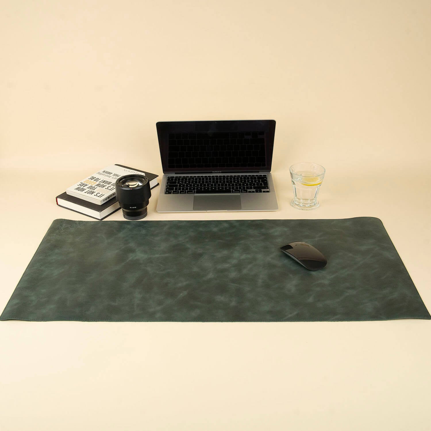Luxurious Leather Desk Mat - Green - Tampa - Overture Gifts