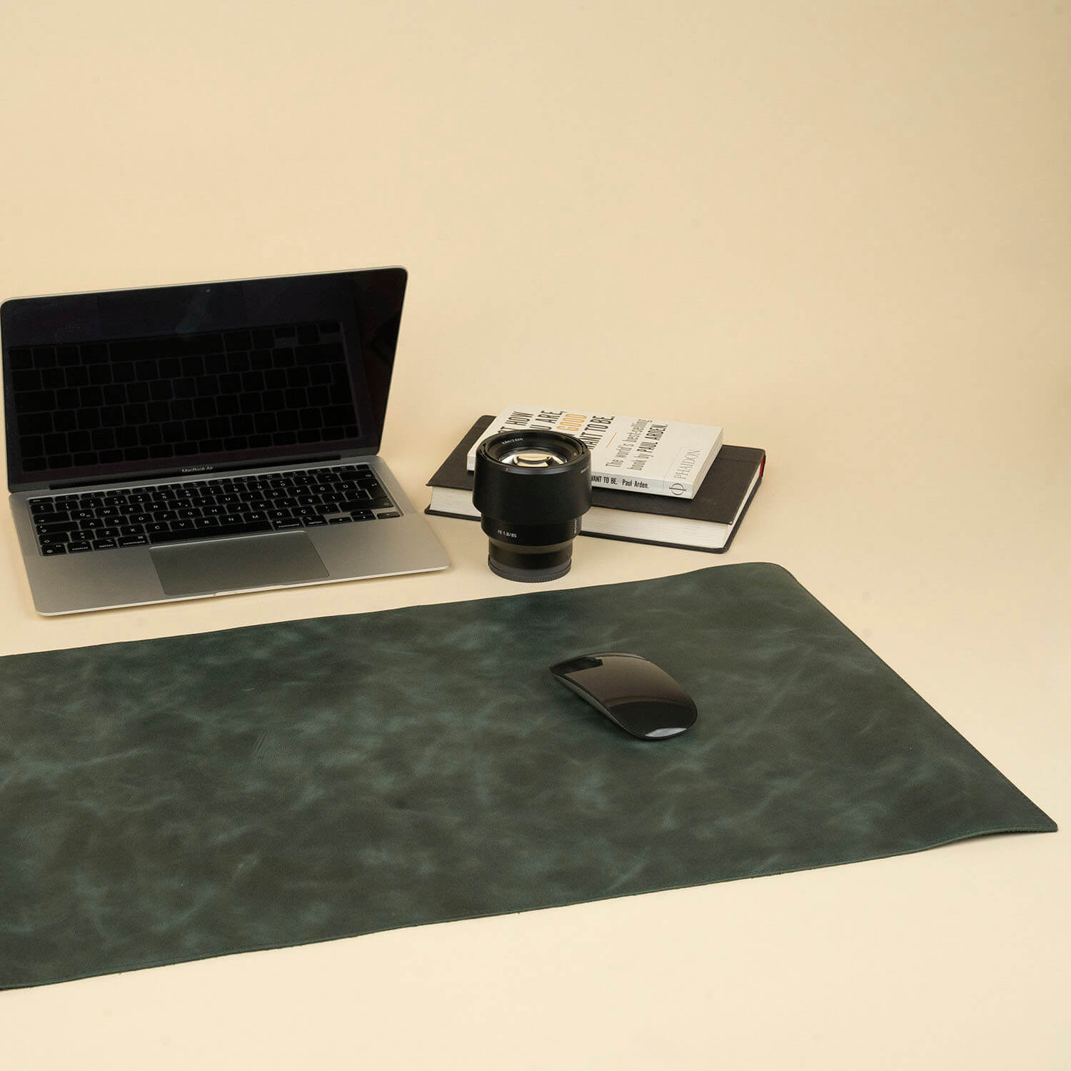 Luxurious Leather Desk Mat - Green - Tampa - Overture Gifts