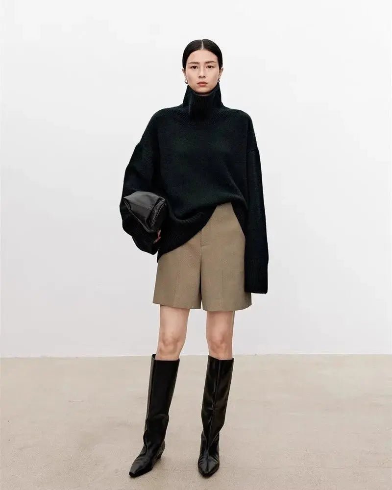 Luxurious Pure Cashmere Turtleneck Sweater - Overture Gifts
