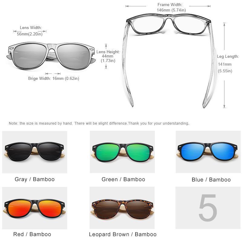 Luxury Brand New Fashion Bamboo Handmade Classic Men Sunglasses Retro Vintage Women Wood Sunglasses UV400 Eyewear Gafas De Sol - Overture Gifts
