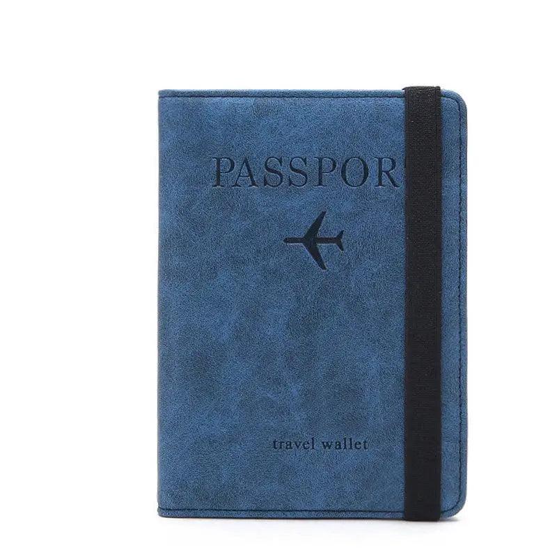 Luxury Leather Passport Elegant Cover Travel Passport Wallet Holder Document Organizer Case Men And Women Accessories - Overture Gifts