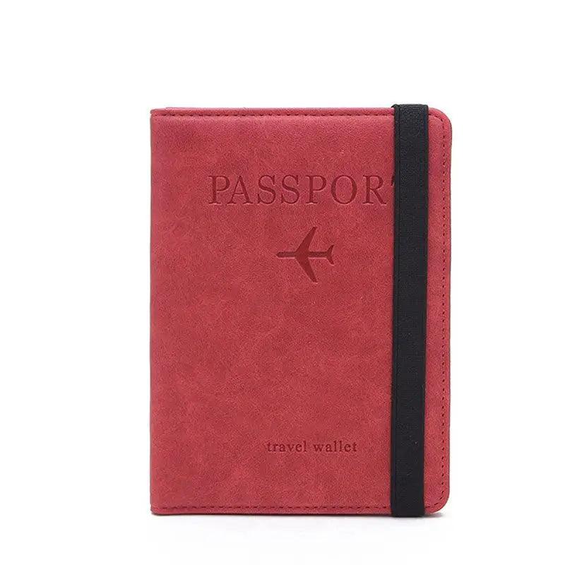 Luxury Leather Passport Elegant Cover Travel Passport Wallet Holder Document Organizer Case Men And Women Accessories - Overture Gifts
