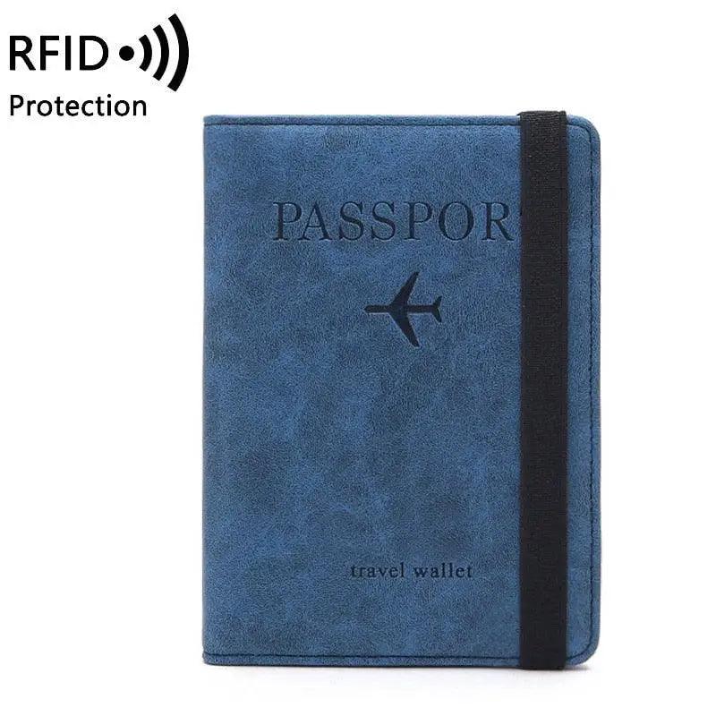 Luxury Leather Passport Elegant Cover Travel Passport Wallet Holder Document Organizer Case Men And Women Accessories - Overture Gifts