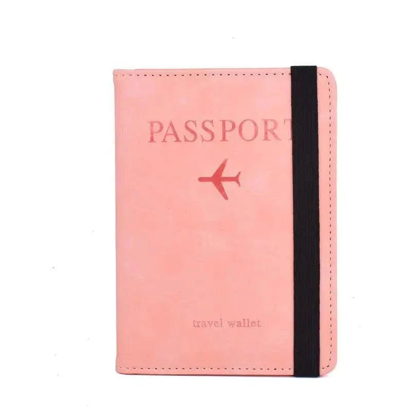 Luxury Leather Passport Elegant Cover Travel Passport Wallet Holder Document Organizer Case Men And Women Accessories - Overture Gifts