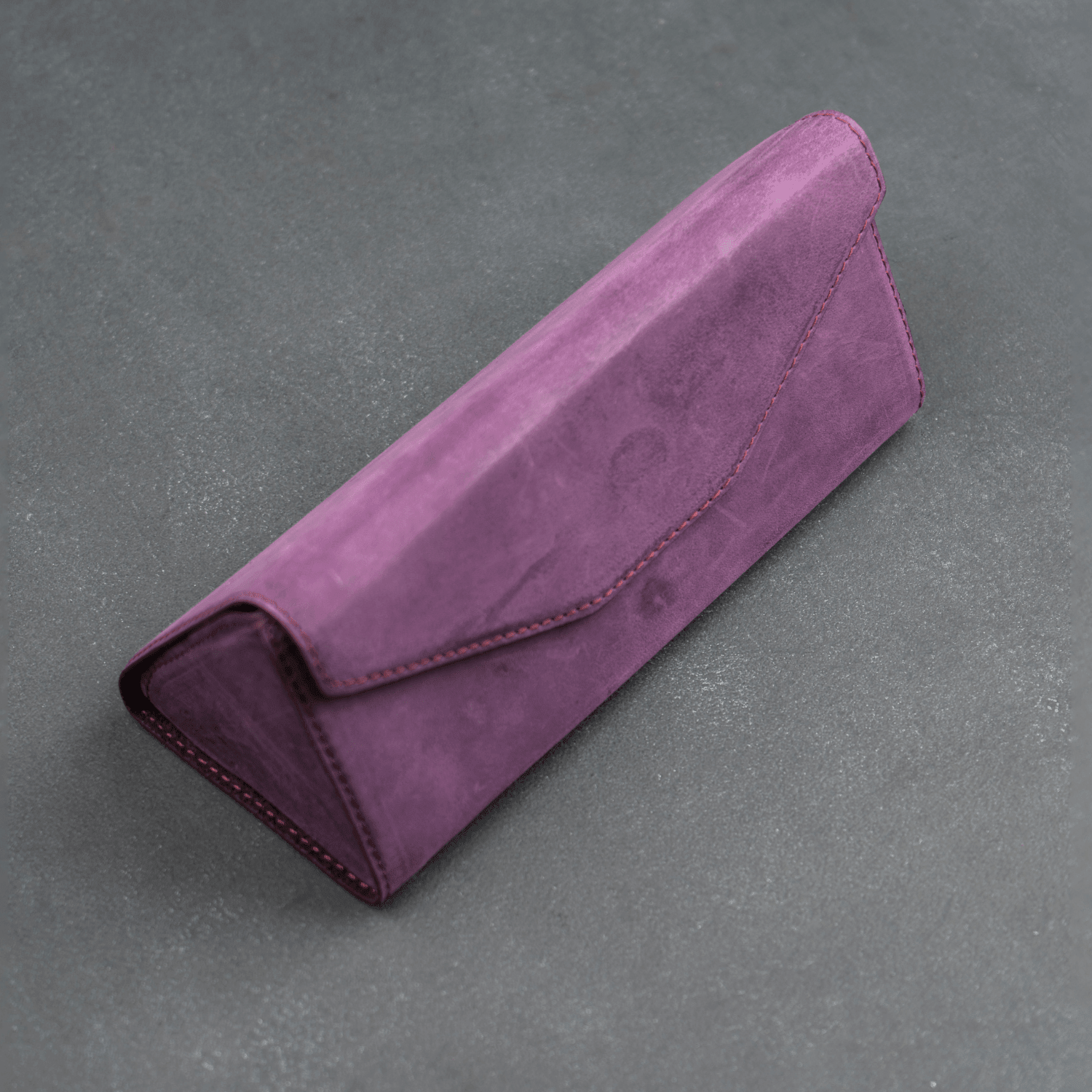 Luxury Leather Sunglasses Case - Purple - Louisville - Overture Gifts