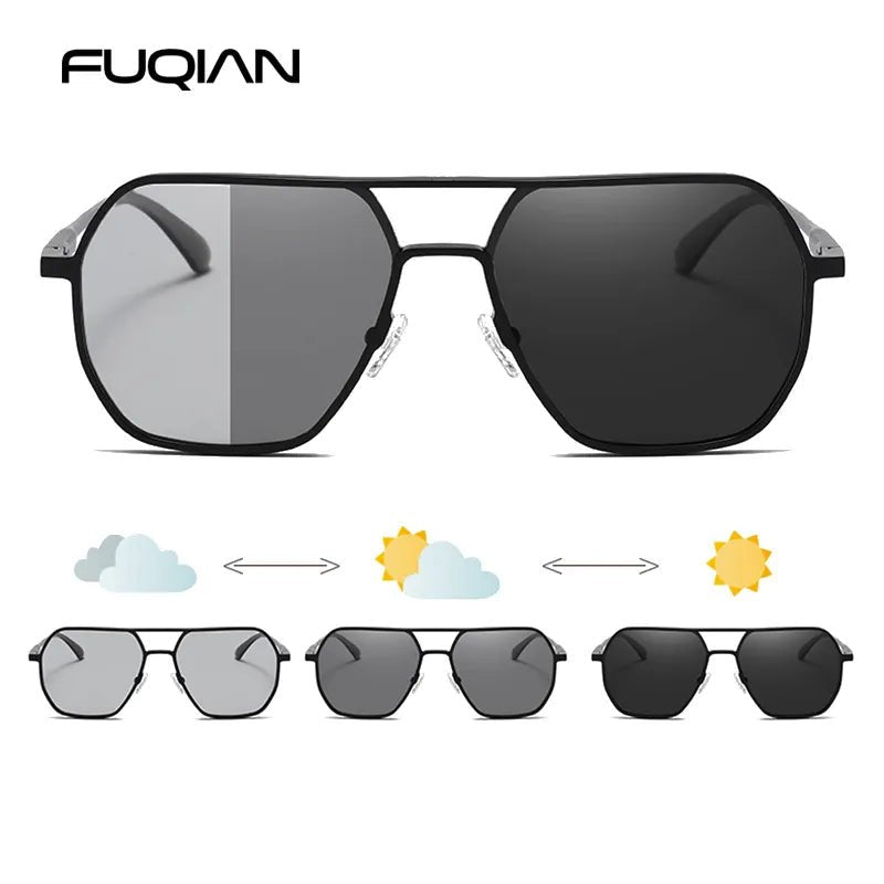 Luxury Metal Photochromic Sunglasses - Overture Gifts