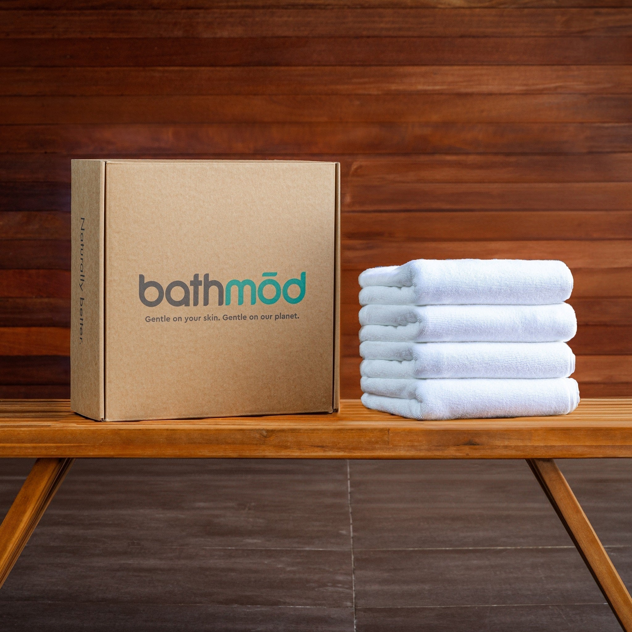 Luxury Organic Bath Mats (Four Pack) - Overture Gifts