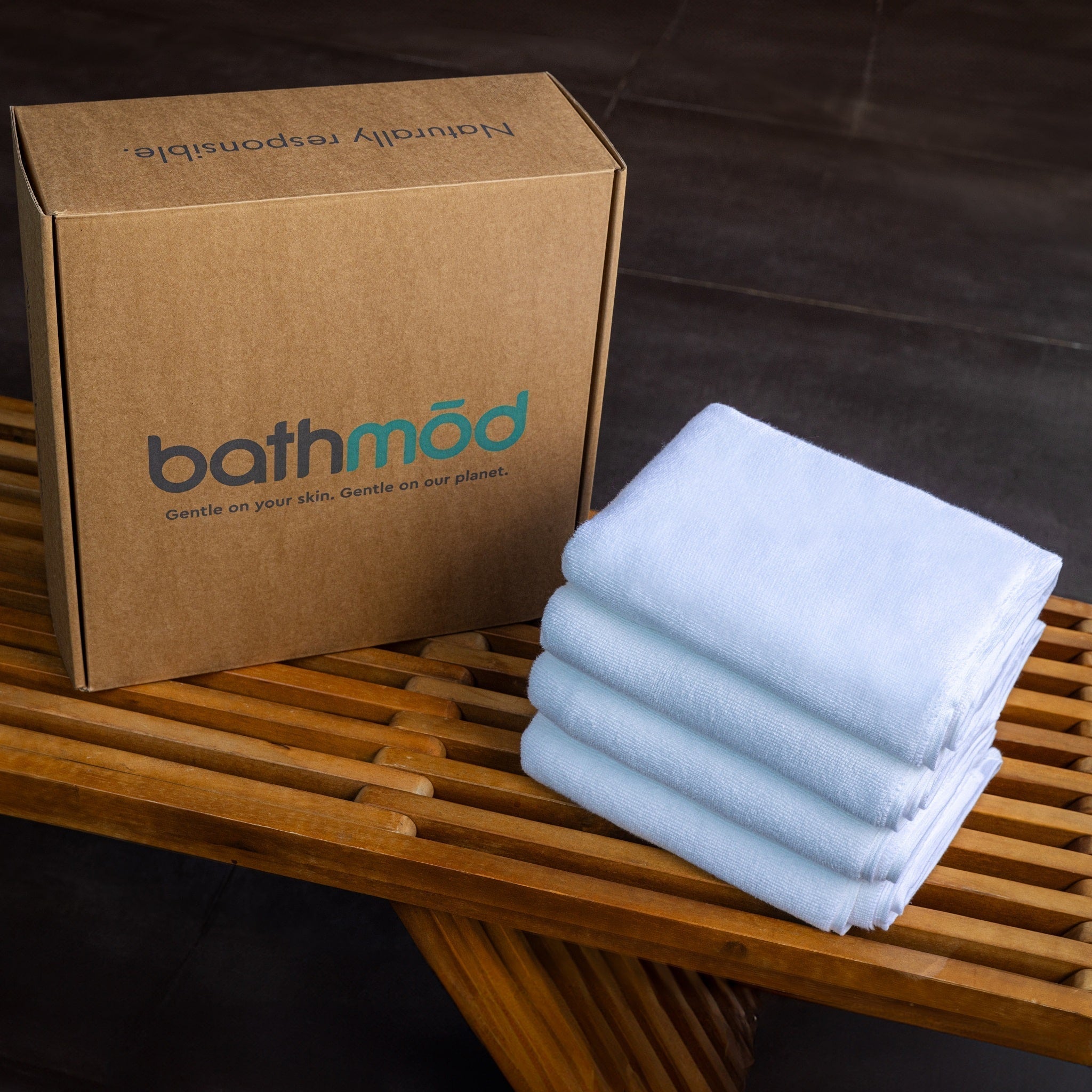 Luxury Organic Bath Mats (Four Pack) - Overture Gifts