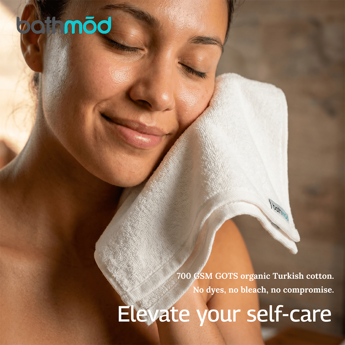 Luxury Organic Bath Six Piece Towel Set | Soft, Plush, Eco-Friendly Towels - Overture Gifts