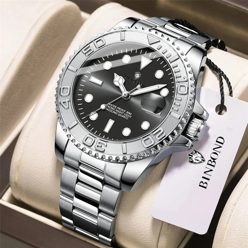 Luxury Watch Man High Quality New Brand Sports Fashion Quartz Wristwatches Men Gifts Automatic Watches Mens Coffee Digital Clock - Overture Gifts
