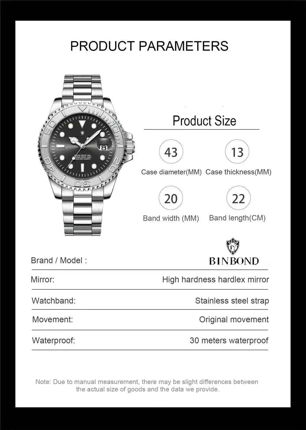 Luxury Watch Man High Quality New Brand Sports Fashion Quartz Wristwatches Men Gifts Automatic Watches Mens Coffee Digital Clock - Overture Gifts