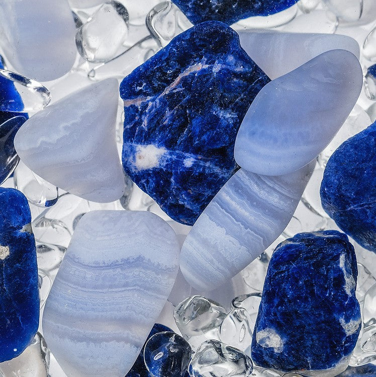ViA BALANCE | Sodalite, Chalcedony & Clear Quartz