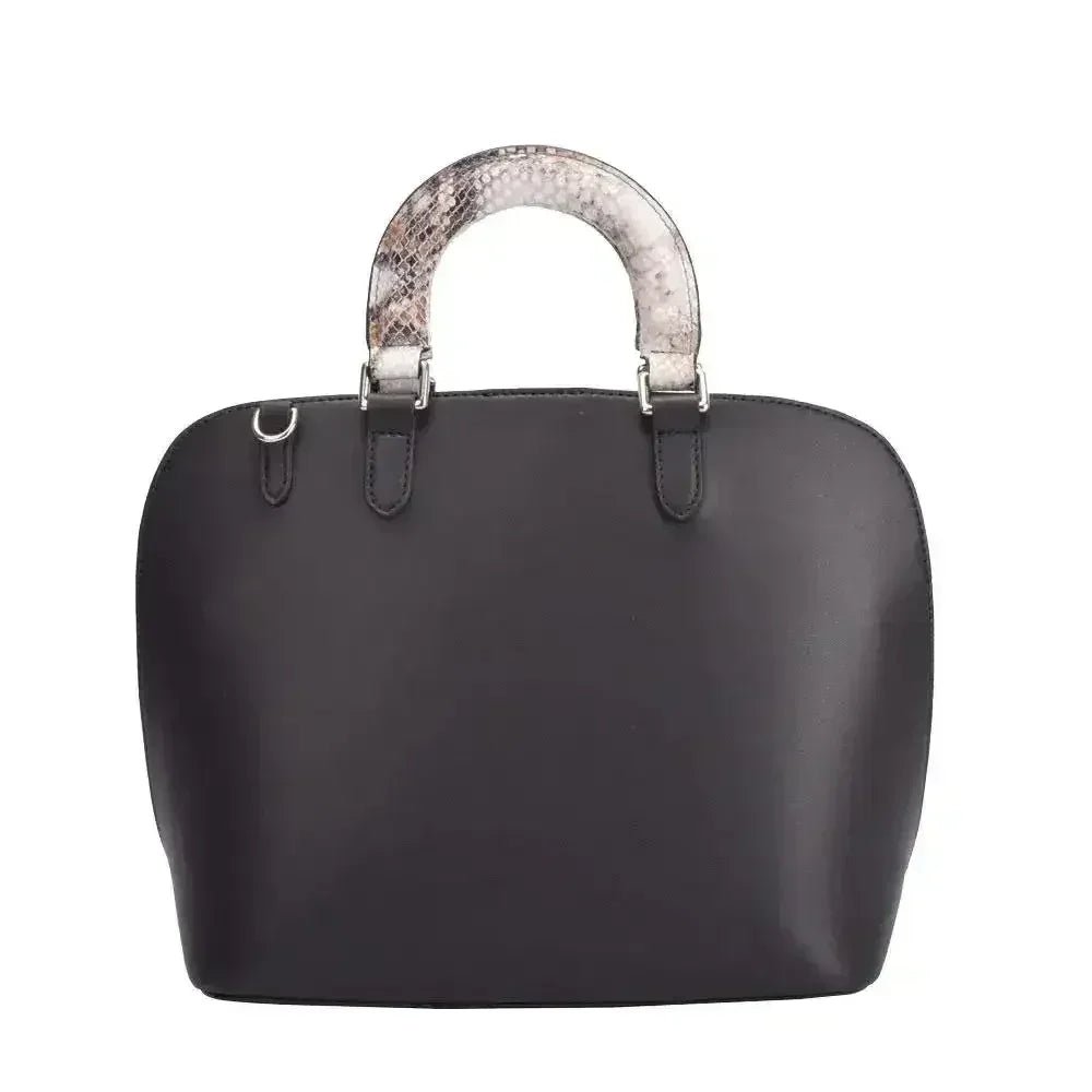 Maria Carla Woman's Fashion Luxury Leather Handbag, Smooth Leather - Overture Gifts