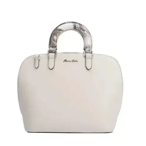 Maria Carla Woman's Fashion Luxury Leather Handbag, Smooth Leather - Overture Gifts