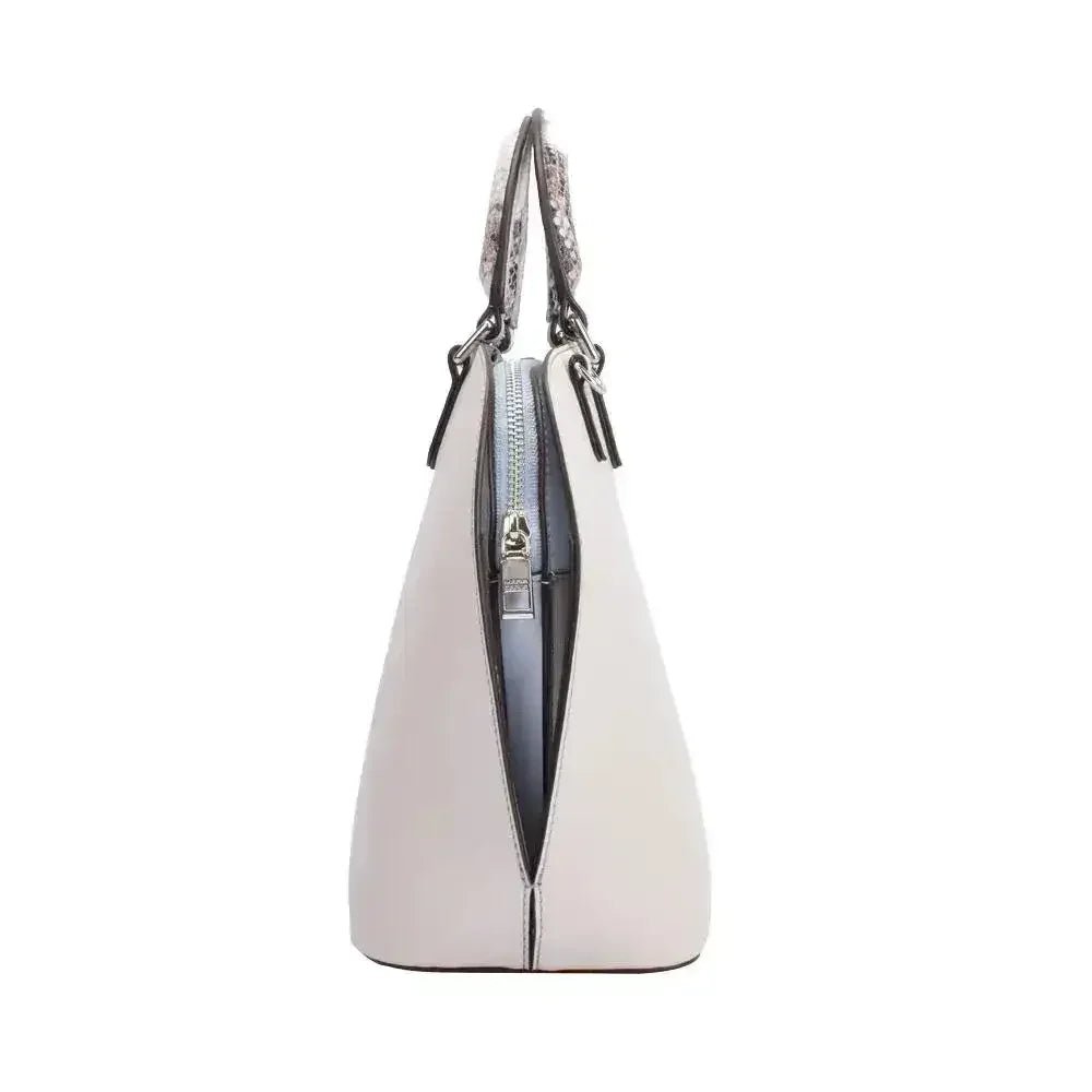 Maria Carla Woman's Fashion Luxury Leather Handbag, Smooth Leather - Overture Gifts