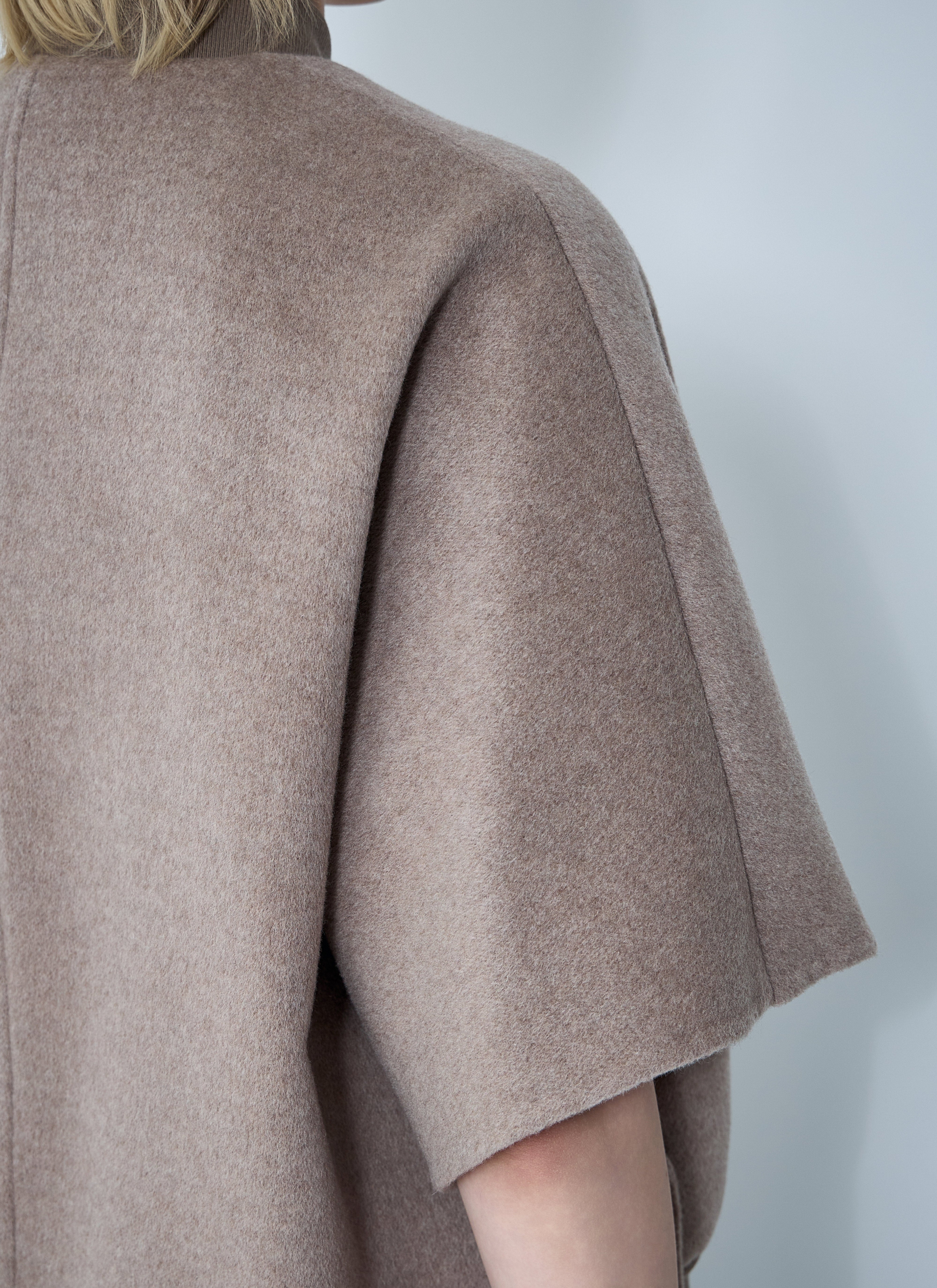 Max Mara Women Cashmere Logo Motif Poncho