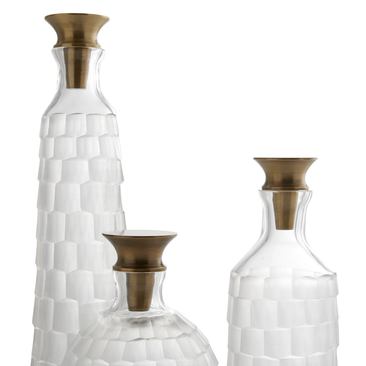 Maxwell Decanters - Set of 3 - Overture Gifts