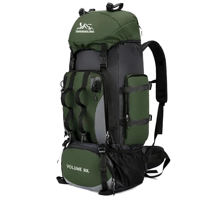 Men's 90L Camping Backpack Large Capacity for Travel & Hiking Gear - Overture Gifts