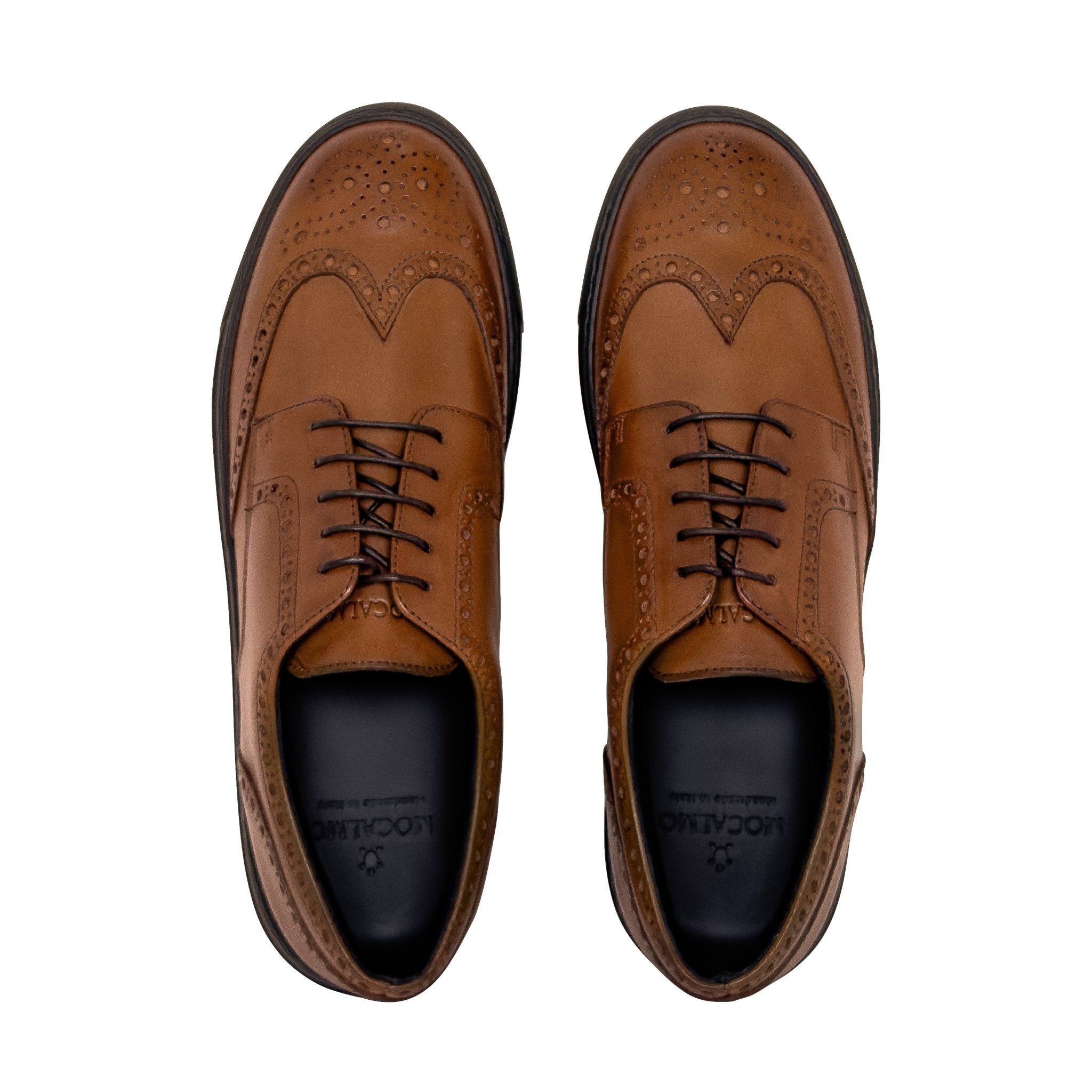 Men's Don Giovanni Wingtips - Cognac - Overture Gifts
