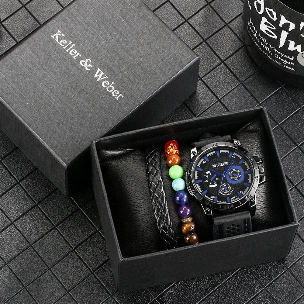 Men's Gift Box Watch Bracelet Set - Overture Gifts