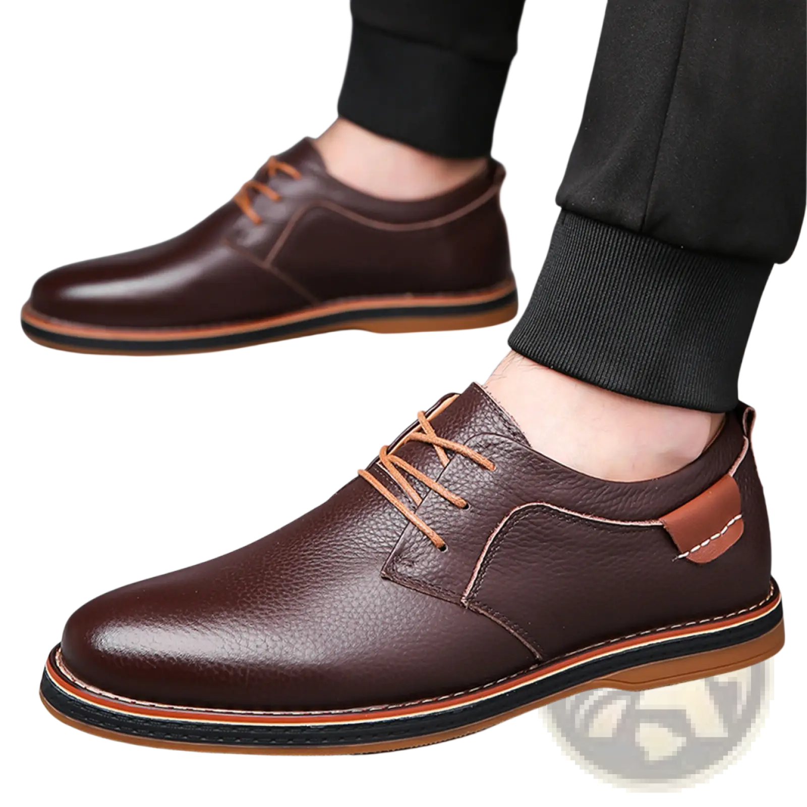 Men's Handmade Genuine Leather Lace Up Oxford Shoes
