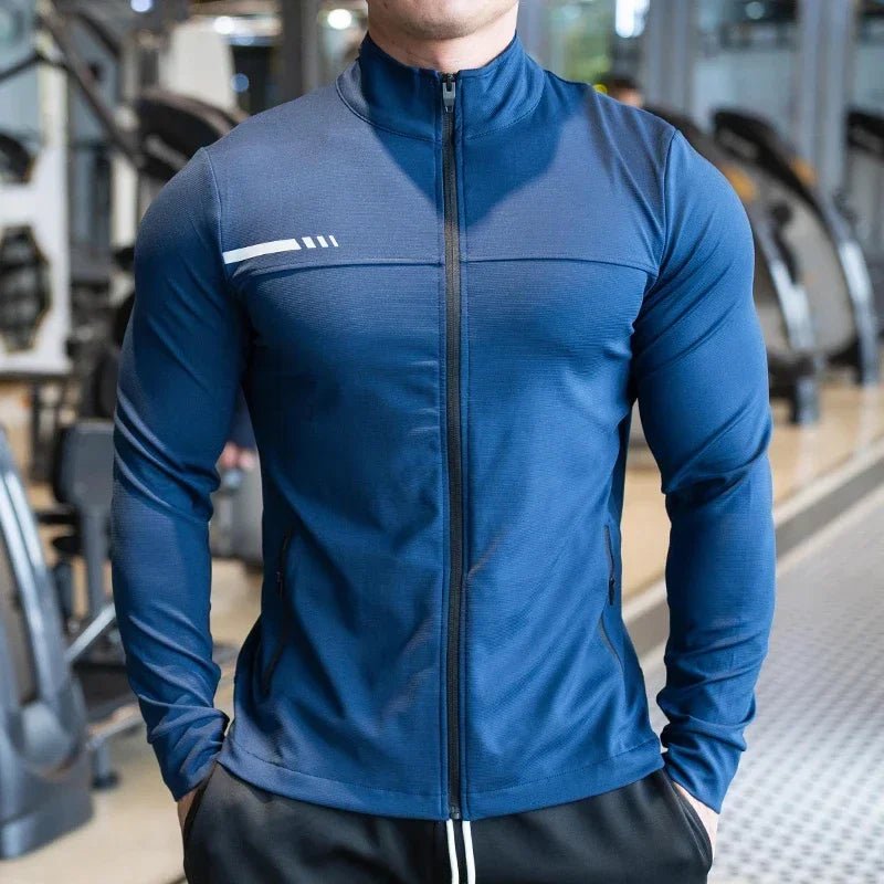 Men's High-Quality Zipped Sport Jacket | Gym, Running & Outdoor Training - Overture Gifts