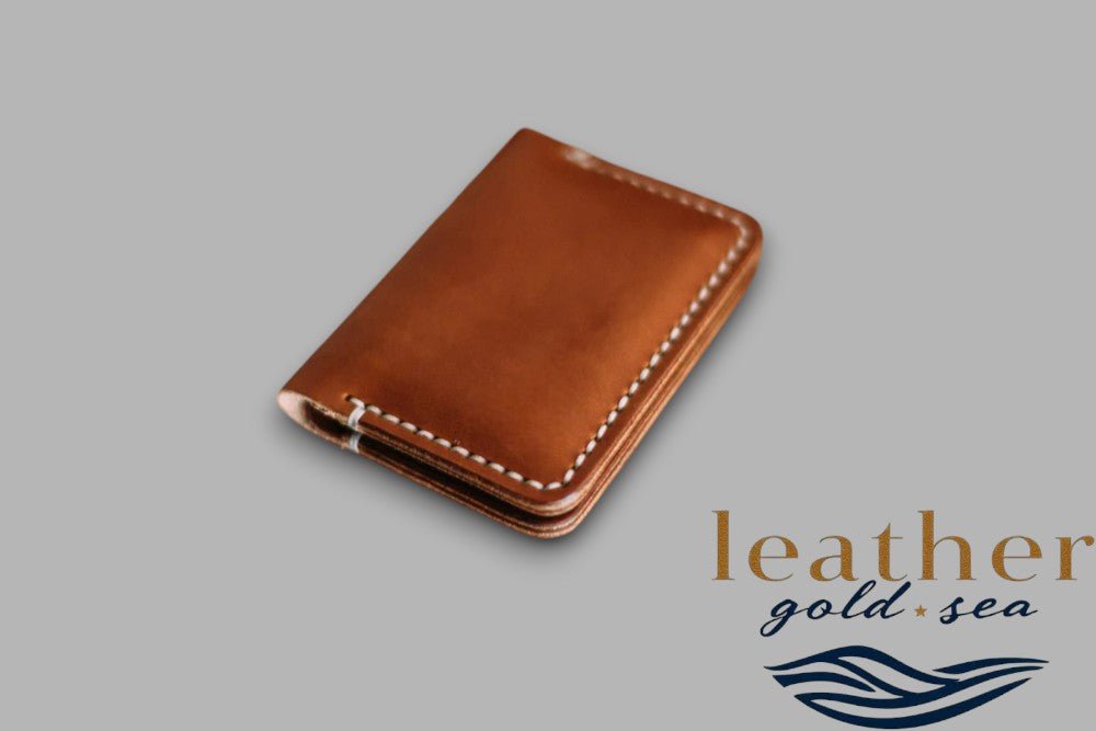 Mens Italian Leather Wallets - Brown Handmade - Overture Gifts