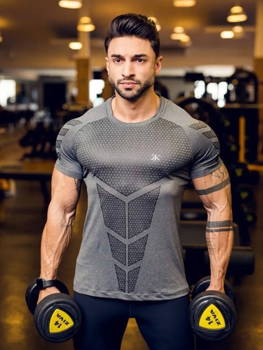 Men's Plus Size Round Neck Short Sleeve T-Shirt - Overture Gifts