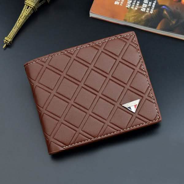 Men's RFID Genuine Leather Slim Trifold Wallet - Overture Gifts