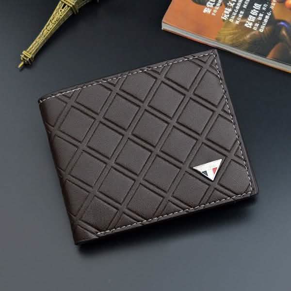 Men's RFID Genuine Leather Slim Trifold Wallet - Overture Gifts