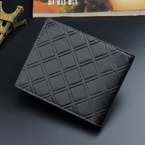 Men's RFID Genuine Leather Slim Trifold Wallet - Overture Gifts
