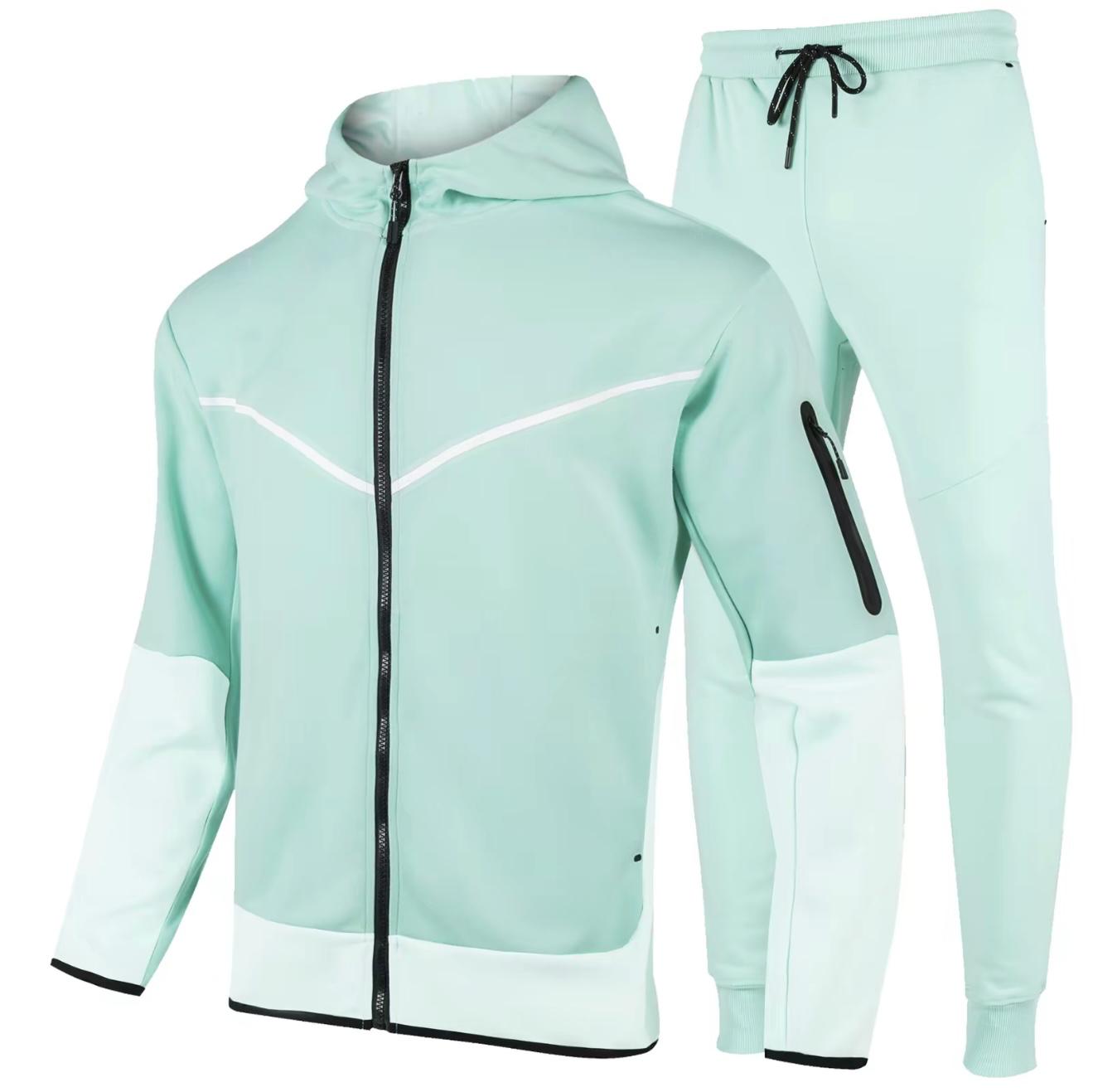 Men's Two-Tone UltraTech Fleece Athletic Tracksuit - Hoodie and Joggers - Overture Gifts