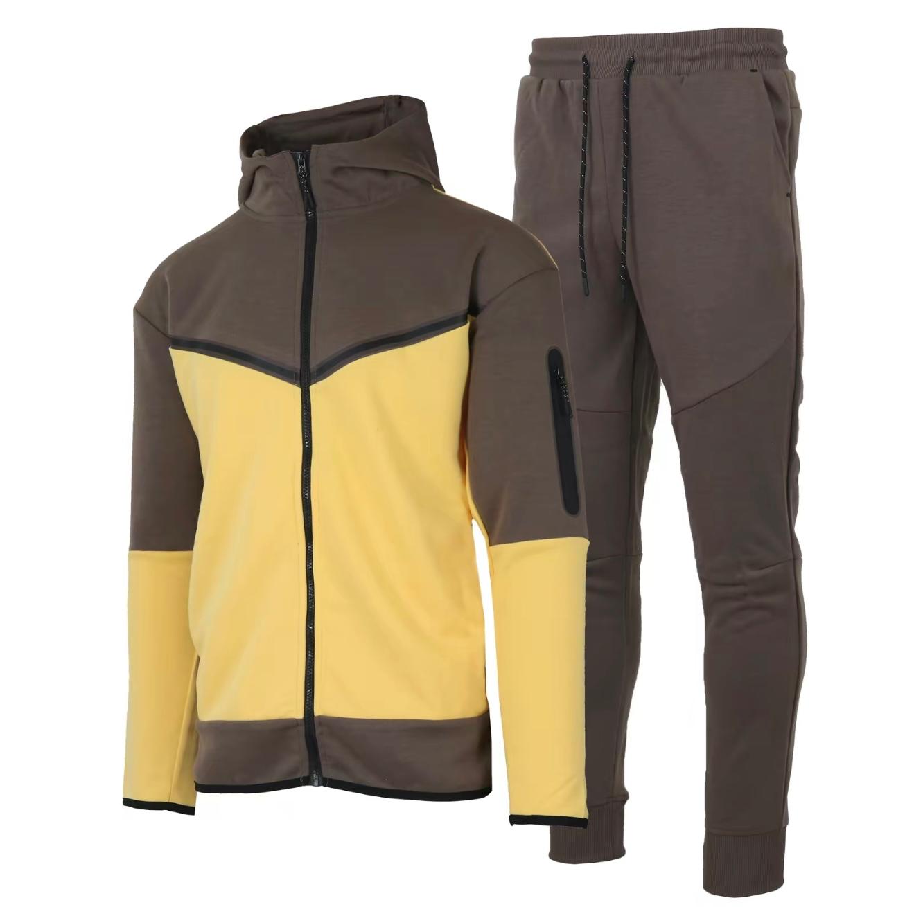 Men's Two-Tone UltraTech Fleece Athletic Tracksuit - Hoodie and Joggers - Overture Gifts