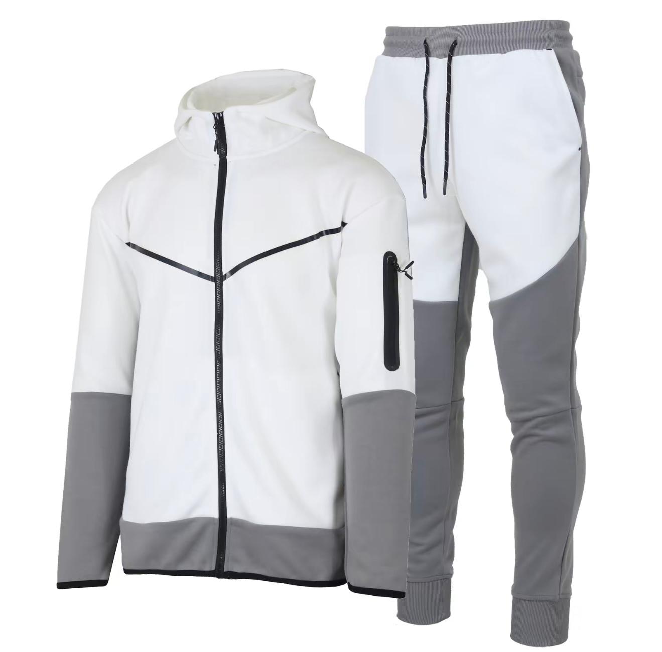 Men's Two-Tone UltraTech Fleece Athletic Tracksuit - Hoodie and Joggers - Overture Gifts