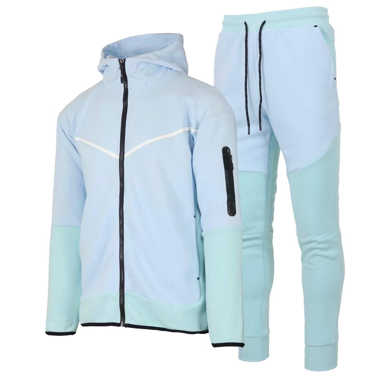 Men's Two-Tone UltraTech Fleece Athletic Tracksuit - Hoodie and Joggers - Overture Gifts
