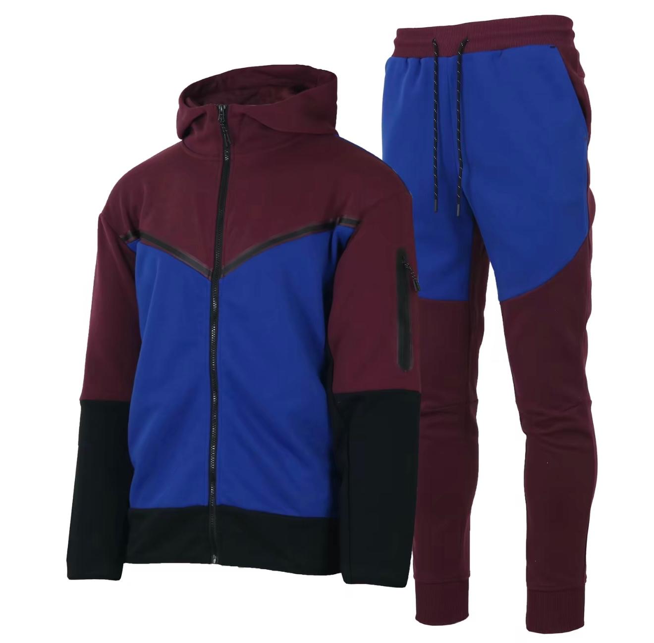 Men's Two-Tone UltraTech Fleece Athletic Tracksuit - Hoodie and Joggers - Overture Gifts